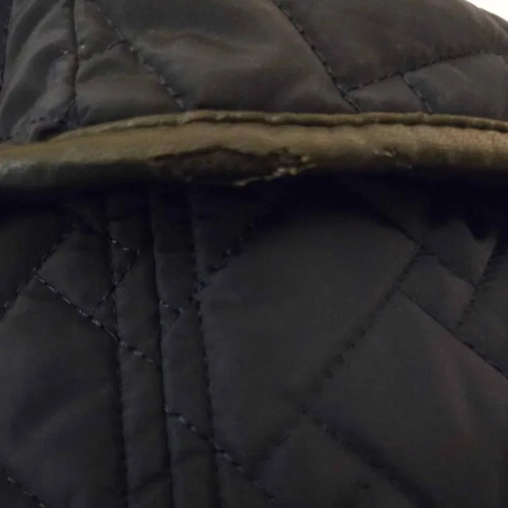 Cole Haan Signature Quilted Jacket Coat with Belt Size Medium